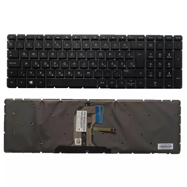 HP Notebook 15-AC113CL 15-AC120NR 15-AC121DX 15-AC backlit Hungarian HU keyboard - main product image