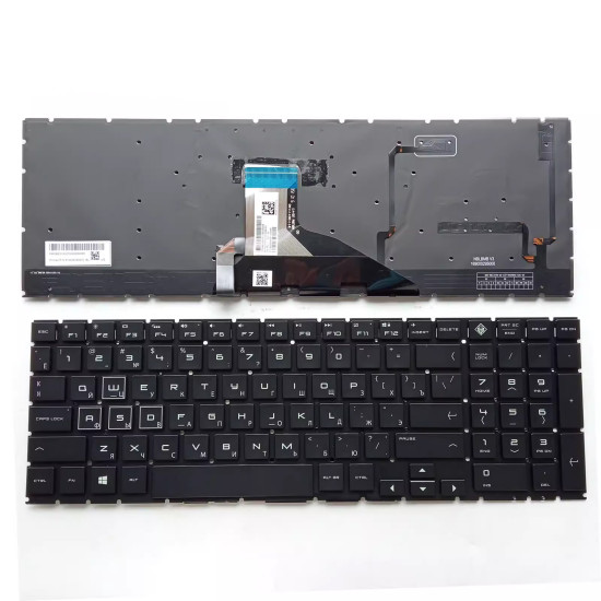 HP omen 15-DC 15T-DC 15-DH 15T-DH C143 Q211 backlit Russian RU keyboard - main product image