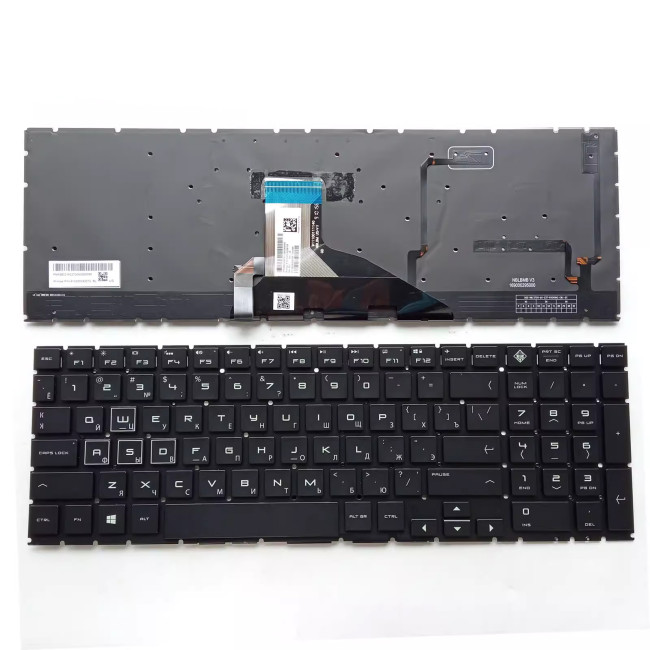 HP omen 15-DC 15T-DC 15-DH 15T-DH C143 Q211 backlit Russian RU keyboard - main product image