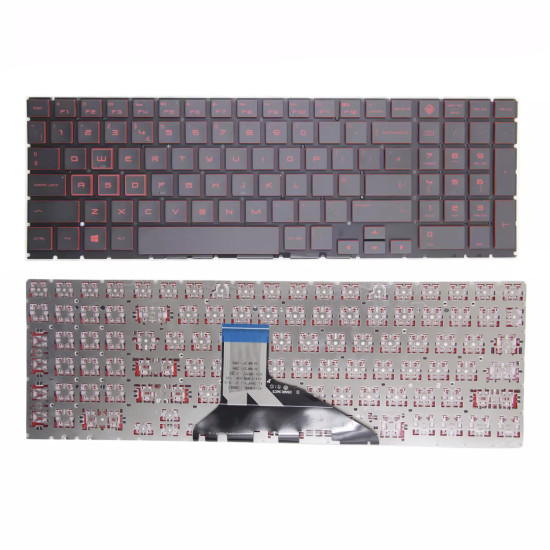 HP omen 15-DC 15T-DC 15-DH 15T-DH C143 Q211 red UK keyboard - main product image