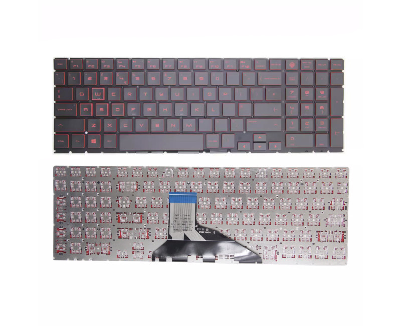 HP OMEN 15-DC 15T-DC 15-DH 15T-DH C143 Q211 red UK keyboard