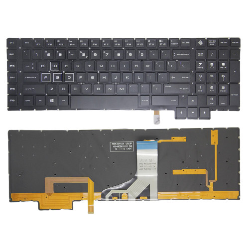 HP omen 17-AN, 17T-AN, TPN-Q195, colorful backlit US keyboard - main product image
