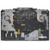 HP omen 15-DC, 15t-DC, TPN-Q211, 15-DC0010NR, 15-DC0011NW, black 7-color backlit US keyboard palmrest - additional view 1