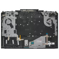 HP omen 15-DC, 15t-DC, TPN-Q211, 15-DC0010NR, 15-DC0011NW, red backlit US keyboard palmrest - additional view 1