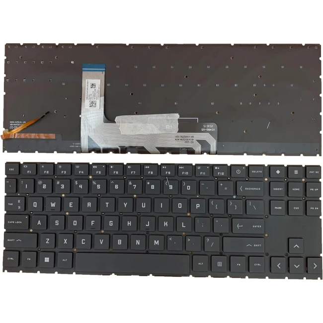 HP omen 15-EK 15-EN 16-B 16-C 16-K 16-N backlit US keyboard black - main product image