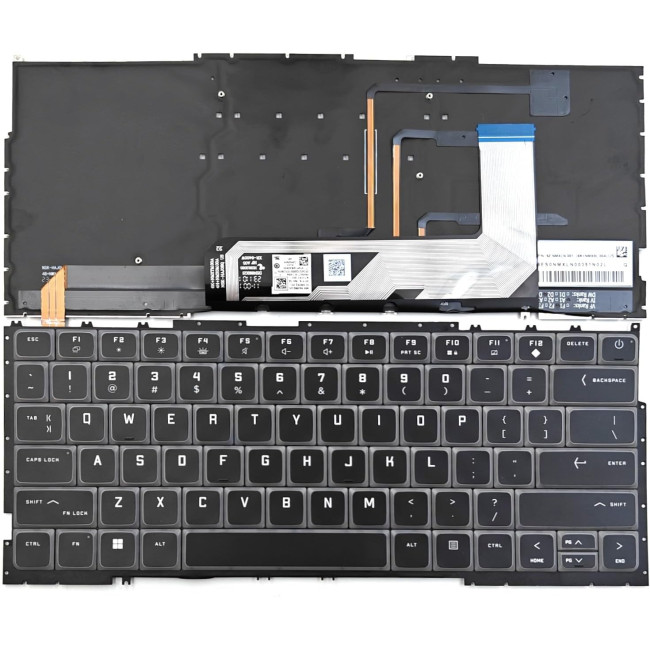 HP omen Transcend 14-FB, RGB backlit US keyboard - main product image