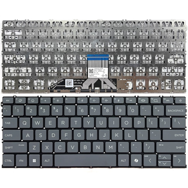 HP OmniBook 14-he, 14-fp, 14t-fr, 16-au, 16-bf, 16-fb, US keyboard gray - main product image