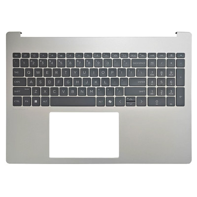 HP OmniBook 7 16-AZ 16-AY 16-AZ0097NR 16-AY0075CL TPN-Q306 backlit US keyboard palmrest