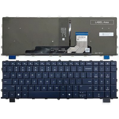 HP OmniBook X Flip 2-in-1 16t-cb 16z-cc backlit US keyboard blue