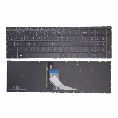 HP ENVY X360 15-CN, 15M-CN, 15T-CN, 15-CP, 15M-CP, 15Z-CP, Crystal keycap backlit US keyboard
