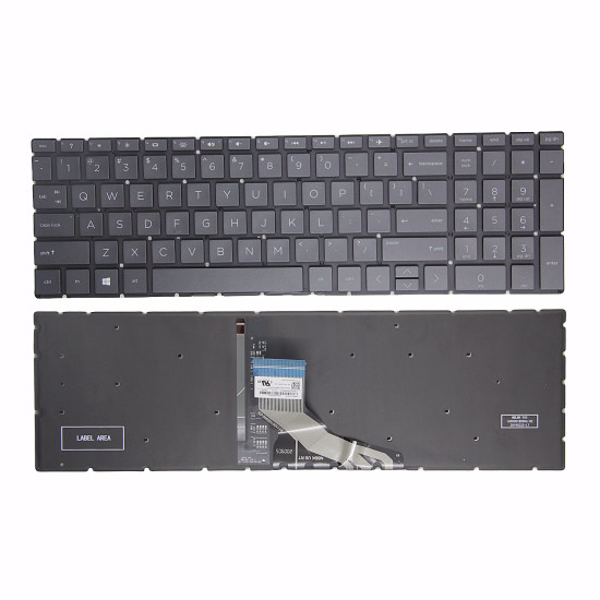 HP ENVY X360 15-CN, 15M-CN, 15T-CN, 15-CP, 15M-CP, 15Z-CP, black backlit US keyboard - main product image