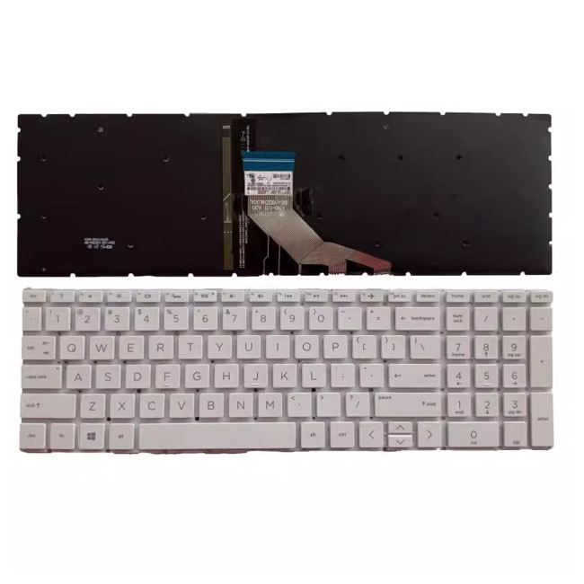 HP ENVY X360 15-CN, 15M-CN, 15T-CN, 15-CP, 15M-CP, 15Z-CP, white backlit US keyboard - main product image