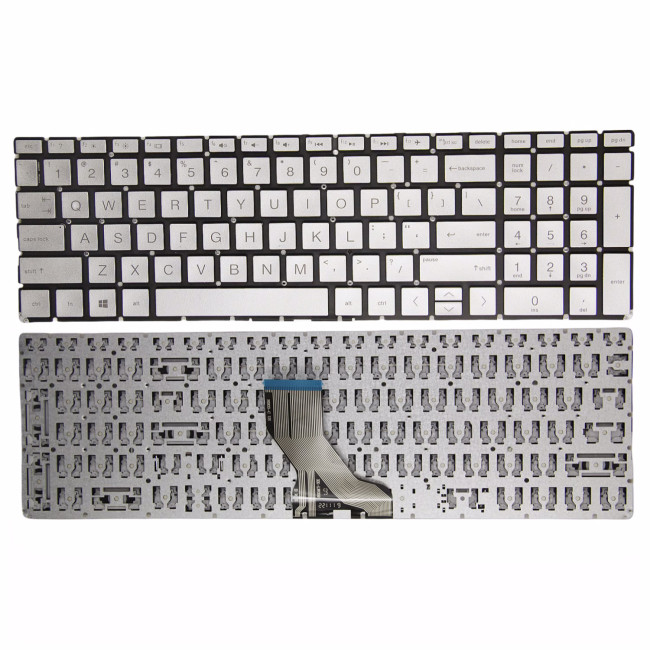 HP ENVY X360 15-CN, 15M-CN, 15T-CN, 15-CP, 15M-CP, 15Z-CP, silver US keyboard OEM - main product image