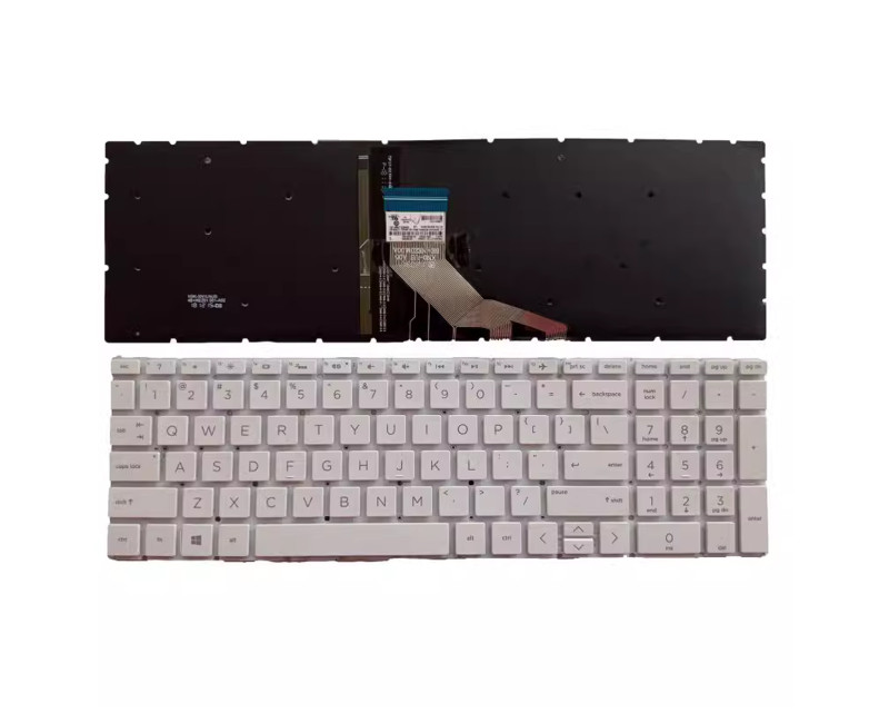 HP ENVY X360 15-CN, 15M-CN, 15T-CN, 15-CP, 15M-CP, 15Z-CP, white backlit US keyboard - additional view 