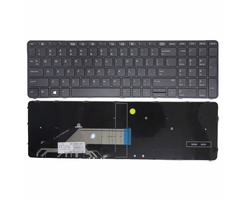 HP PROBOOK 470 G3 G4, 455 G3, 450 G3 G4, 650 G2 G3, US keyboard - additional view 