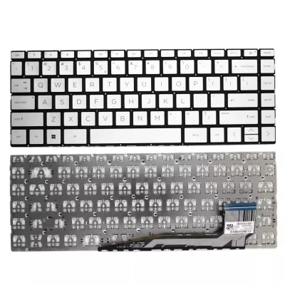 HP Pavilion 13-BE, 14-EH, 14-EY, 14-EW, silver US keyboard F1 question