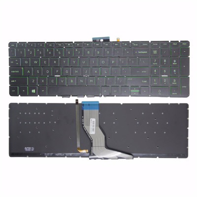 HP Pavilion 15-AB 15T-AB 15Z-AB 15-AE 15T-AE 15-AH 15-AN 15-AK green backlit US keyboard