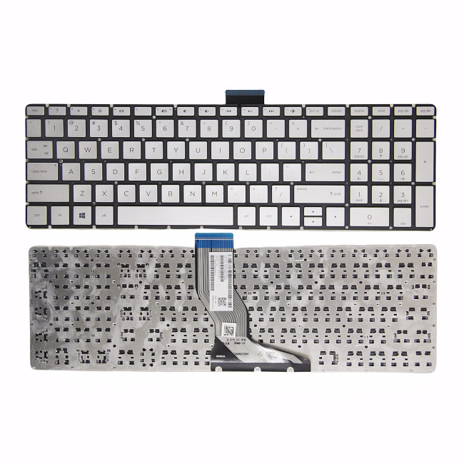 HP Pavilion 15-BS 15-BR 15-BW 15T-BR 15Q-BU 15T-BS 15Z-BW silver US keyboard original - main product image