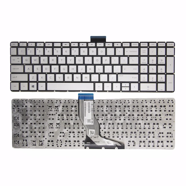 HP Pavilion 15-BS 15-BR 15-BW 15T-BR 15Q-BU 15T-BS 15Z-BW silver US keyboard original - main product image