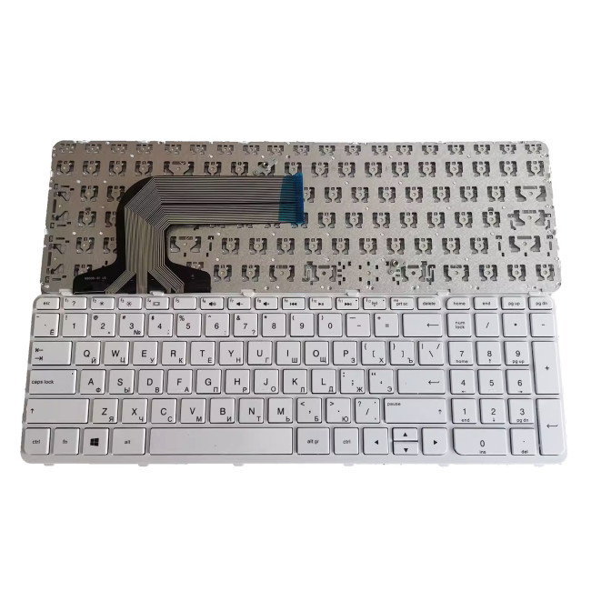 HP Pavilion 15-E 15-F 15-G 15-N 776778-001 749658-001 white Russian RU keyboard - main product image