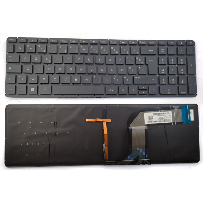 HP Pavilion 15-p 17-F 15-K 15-V backlit French FR keyboard 9Z.N9HBQ.90F NSK-CN9BQ 0F - main product image