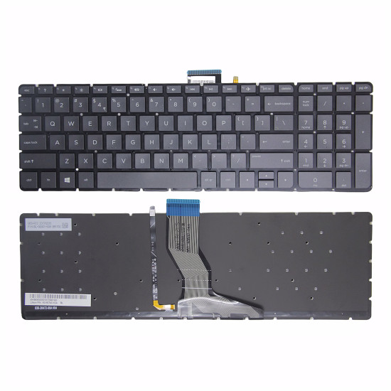 HP Pavilion 17-G 17T-G 17Z-G black backlit US keyboard - main product image