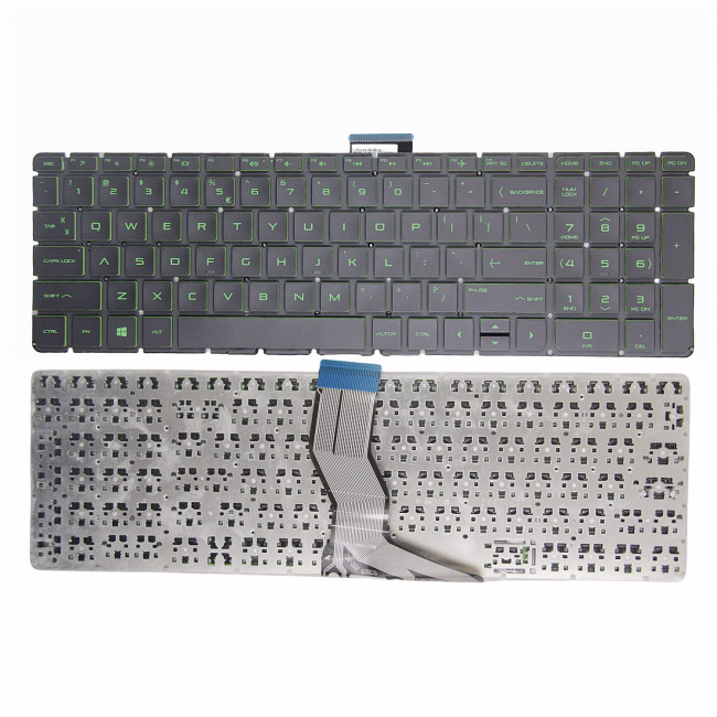 HP Pavilion 17-G 17T-G 17Z-G green US keyboard - main product image