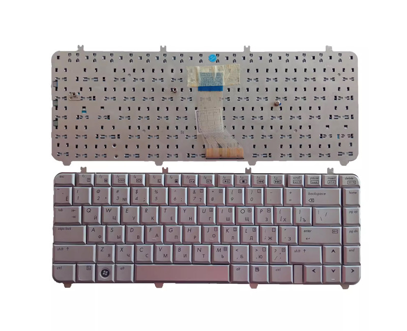 HP Pavilion DV5 dv5-1100 dv5-1200 silver Russian RU keyboard