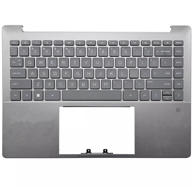 HP Pavilion Plus 14-EH, TPN-W154, N10393-001, backlit US keyboard palmrest gray - main product image