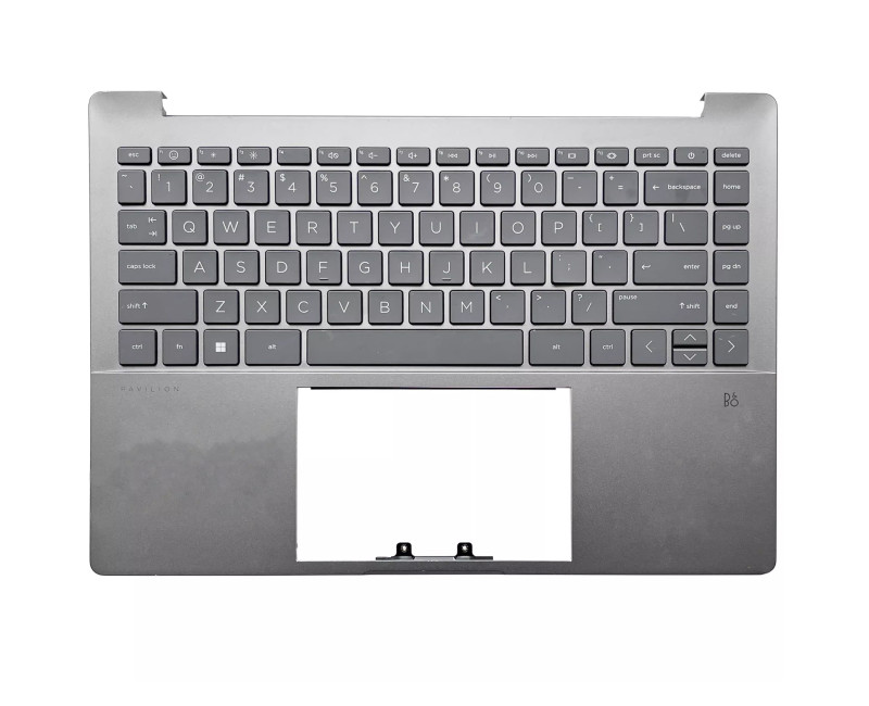 HP Pavilion Plus 14-EH, TPN-W154, N10393-001, backlit US keyboard palmrest gray - additional view 