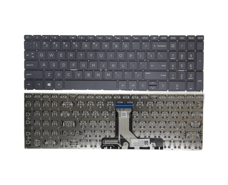 HP 17-CN, 17-CP, 17S-CU, 470 G8, TPN-I140, TPN-I139, black US keyboard F1 question - additional view 