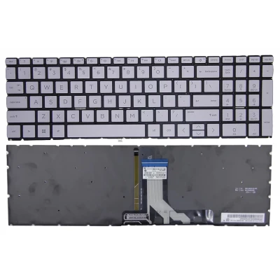 HP Pavilion Plus 16-AB, 16T-AB, 16-AB0000, 16-AB1000, silver gray backlit US keyboard F1 question