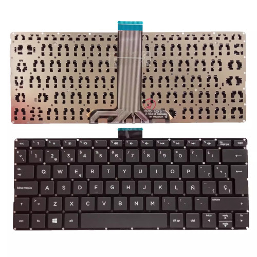 HP Pavilion X360 11-K 11-K000 11-K100 Spanish SP keyboard - main product image