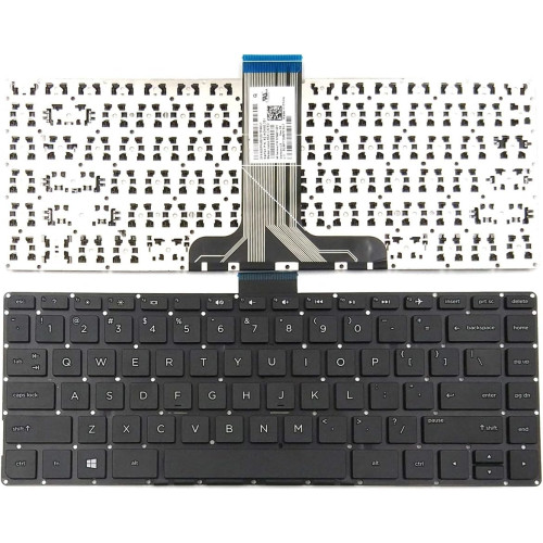 HP Pavilion X360 13-S 13T-S, Stream 14-AX 14T-AX 14-CB, Stream 14 Pro G3, US keyboard black - main product image