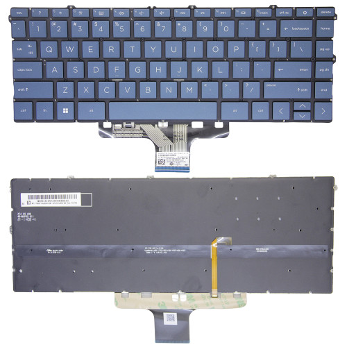 HP Envy x360 15-EW, 15-EY, 15Z-EY blue backlit US keyboard