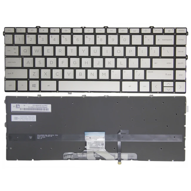 HP Envy x360 15-EW, 15-EY, 15Z-EY gold backlit US keyboard - main product image