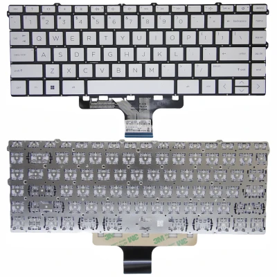 HP Envy x360 15-EW, 15-EY, 15Z-EY silver US keyboard