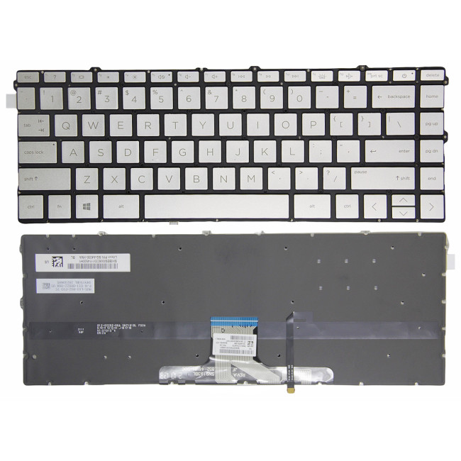 HP Pavilion x360 14-EP, 14T-EP silver backlit US keyboard - main product image