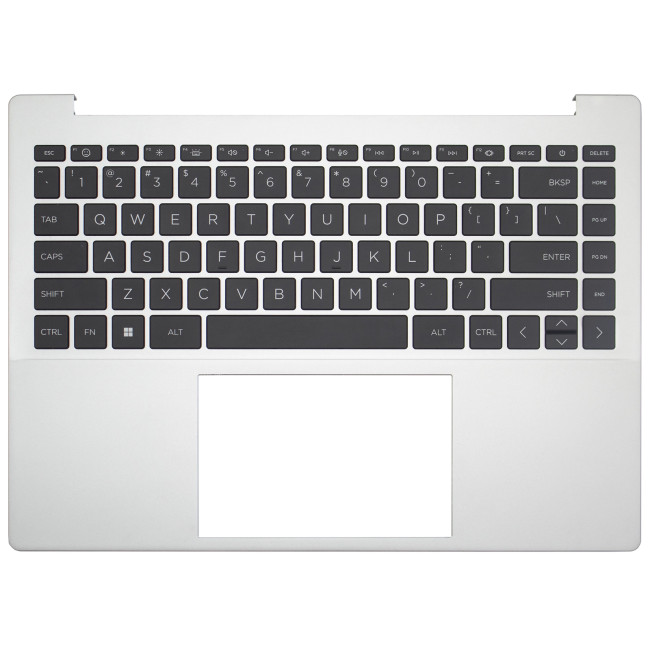 HP Pro14 14-EY, TPN-W159, TPN-W160, backlit US Keyboard Palmrest silver black - main product image