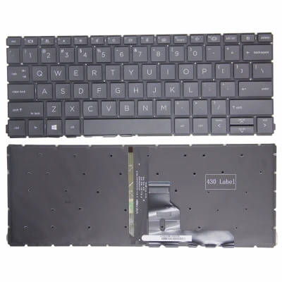 HP ProBook 430 G8 G9, x360 435 G7 G8 backlit US keyboard