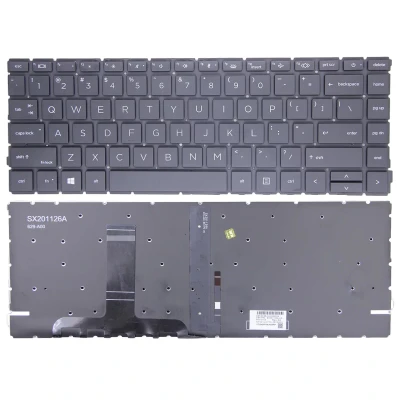 HP ProBook 440 G8 G9 G10, 445 G8 G9 G10 backlit US keyboard OEM