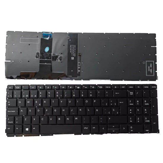 HP ProBook 450 G8 455 G8 455R G8 650 G8 backlit Spanish SP keyboard - main product image