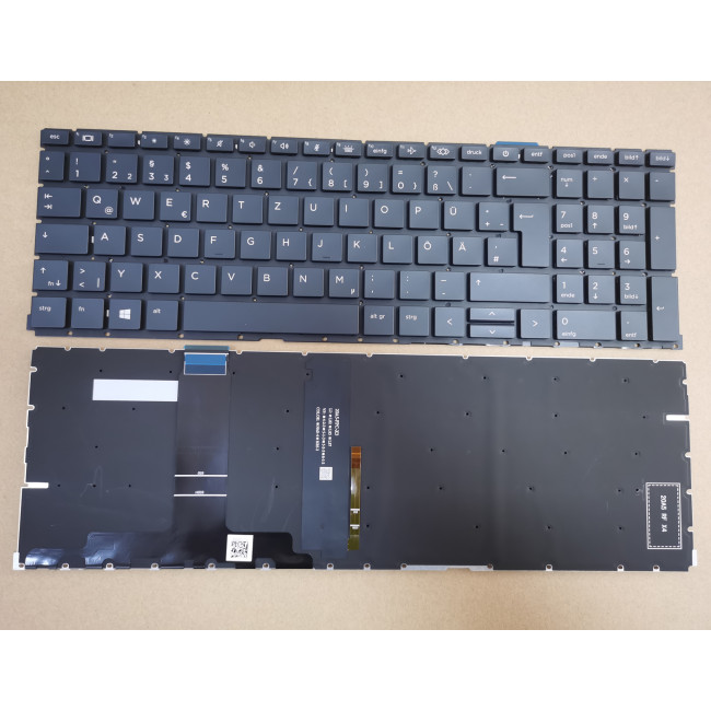 HP ProBook 450 G8 455 G8 backlit German DE keyboard - main product image