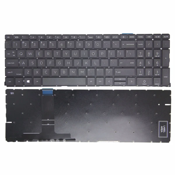 HP ProBook 450 G8 G9, 455 G8 G9, 650 G8 G9 G10, 655 G8 G9 G10 US keyboard - main product image