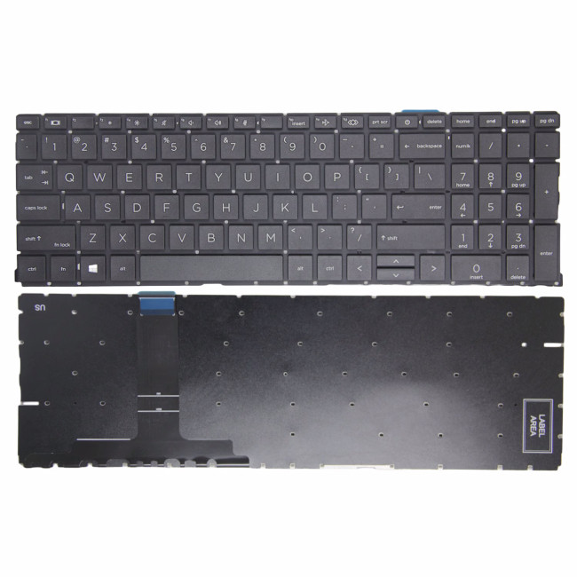 HP ProBook 450 G8 G9, 455 G8 G9, 650 G8 G9 G10, 655 G8 G9 G10 US keyboard - main product image
