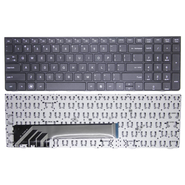 HP ProBook 4530S, 4535S, 4730S, 4735S, US keyboard black frame - main product image