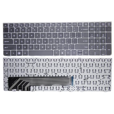 HP ProBook 4530S, 4535S, 4730S, 4735S, US keyboard silver frame