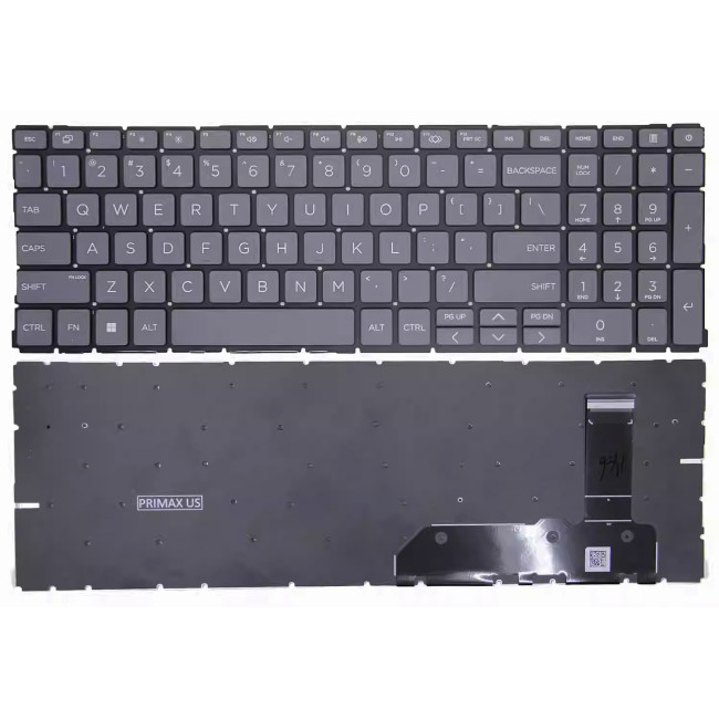 HP ProBook 460 G11, 465 G11, EliteBook 660 G11, 665 G11, ZBook Power 16 G11, ProBook 4 G1i, 16 inch US keyboard - main product image