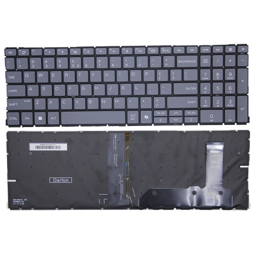 HP ProBook 460 465 G11, EliteBook 660 665 G11, ZBook Power 16 G11, ProBook 4 G1i 16 inch backlit US keyboard AI - main product image