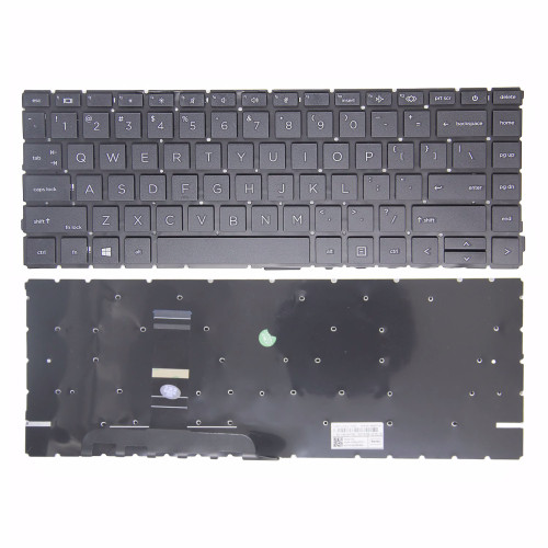HP ProBook 640 G8, 645 G8, EliteBook 640 G9 G10 US keyboard - main product image